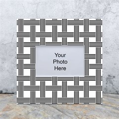 Seamless-stripe-pattern-lines White Box Photo Frame 4  X 6 