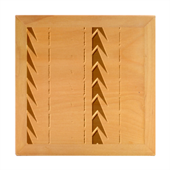 Geometric-background-abstract Wood Photo Frame Cube