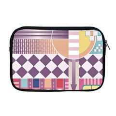 Abstract Shape Color Gradient Apple Macbook Pro 17  Zipper Case