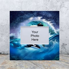 Orca Wave Water Underwater White Box Photo Frame 4  X 6 