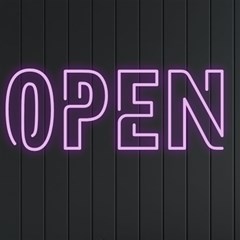 Open Neon Signs And Lights
