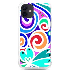 Crazy Pop Art - Doodle Circles   Iphone 12/12 Pro Tpu Uv Print Case
