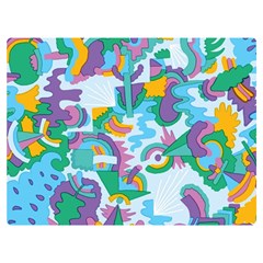 Pattern Hotdogtrap Two Sides Premium Plush Fleece Blanket (extra Small)
