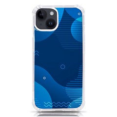 Abstract-classic-blue-background Iphone 14 Tpu Uv Print Case