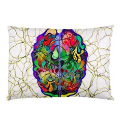 Brain Head Mind Man Silhouette Pillow Case
