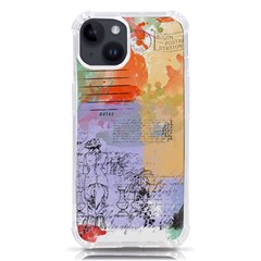 Scrapbook Paris Vintage France Iphone 14 Tpu Uv Print Case
