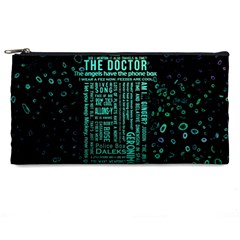 Tardis Doctor Who Technology Number Communication Pencil Case