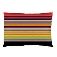 Neopolitan Horizontal Lines Strokes Pillow Case