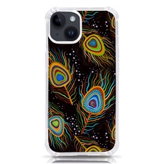 Pattern Feather Peacock Iphone 14 Tpu Uv Print Case