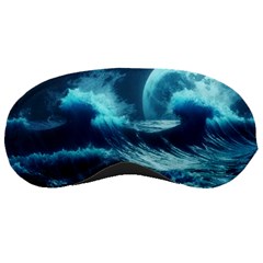 Moonlight High Tide Storm Tsunami Waves Ocean Sea Sleeping Mask