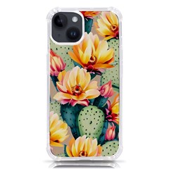 Prickly Pear Cactus Flower Plant Iphone 14 Tpu Uv Print Case