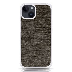 Gray Digital Fabric Vintage Iphone 14 Tpu Uv Print Case