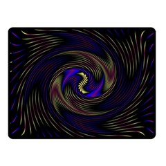 Manadala Twirl Abstract Fleece Blanket (small)