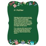 Christmas card Invitation Card 5  x 7  (Bracket) Back