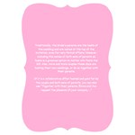 Happy Pregnant Invitation Card 5  x 7  (Bracket) Back