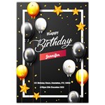Birthday Invitation Card 5  x 7  Front