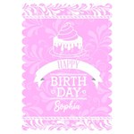 birthday Invitation Card 5  x 7  (Scallop) Front