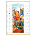 Personalized Calendar Style 5 Canvas Yearly Calendar 16  x 22  Front - Jan 2025