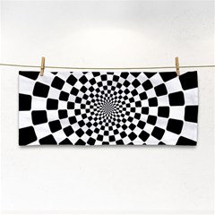 Geomtric Pattern Illusion Shapes Hand Towel