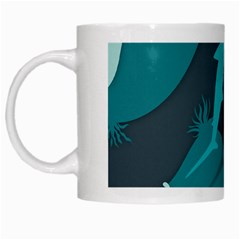 Ocean Turtle Shark Sea Life Sea White Mug
