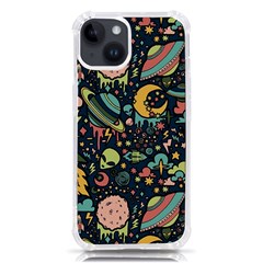 Alien Ocket Space Aesthetic Pattern Iphone 14 Tpu Uv Print Case