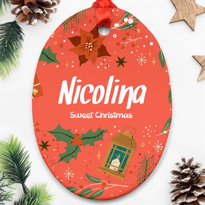 Christmas Ornament (Oval)