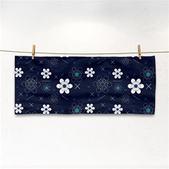 Flower Pattern Texture Hand Towel