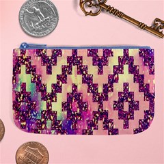 Cute Glitter Aztec Design Large Coin Purse