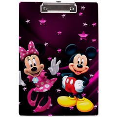 Cartoons, Disney, Mickey Mouse, Minnie A4 Acrylic Clipboard