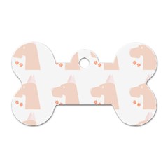 Great Dane Dog Pattern T- Shirt Great Dane Dog Pattern T- Shirt Dog Tag Bone (one Side)