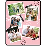 Family Photo Medium Blanket Fleece Blanket (Medium) 60 x50  Blanket Front