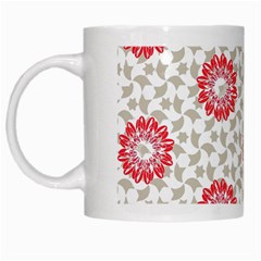 Print Pattern Fashion Background White Mug