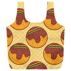Takoyaki Food Seamless Pattern Full Print Recycle Bag (xxxl)