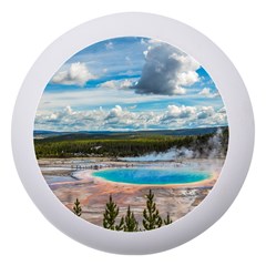 Mountains Trail Forest Yellowstone Dento Box With Mirror