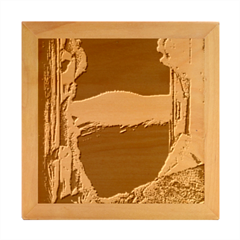 Door Breakthrough Door Sunburst Wood Photo Frame Cube