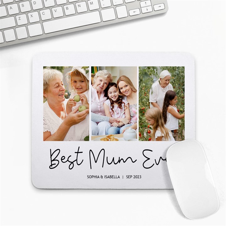 3 Photos Mousepad Collage Mousepad