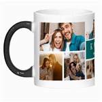 Couple Photo Name Mug Morph Mug Left