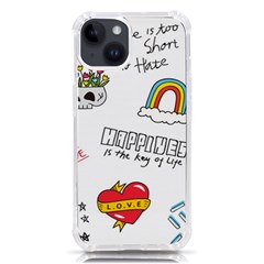 Abstract Fashion Background Suitable Fabric Printing Iphone 14 Tpu Uv Print Case