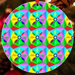 Star Texture Template Design Uv Print Acrylic Ornament Round