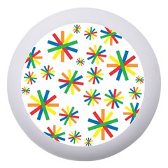Celebrate Pattern Colorful Design Dento Box With Mirror