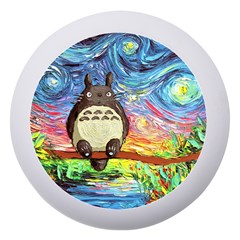Totoro Starry Night Art Van Gogh Parody Dento Box With Mirror
