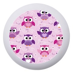 Seamless Cute Colourfull Owl Kids Pattern Dento Box With Mirror