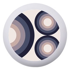 Circle Tile Design Pattern Dento Box With Mirror