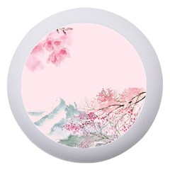 Pink Chinese Style Cherry Blossom Dento Box With Mirror