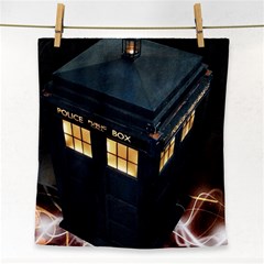 Tardis Bbc Doctor Who Dr Who Face Towel