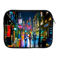 Abstract Vibrant Colour Cityscape Apple Ipad 2/3/4 Zipper Cases