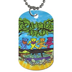 Dancing Bears Grateful Dead Dog Tag (one Side)
