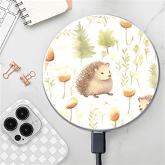 Hedgehog Mushroom Wireless Fast Charger(white)