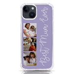 Personalized Photo and Words Phone Case iPhone 14 TPU UV Print Case Front