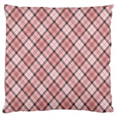 Pink Burberry, Abstract Large Cushion Case (two Sides)